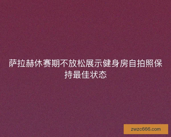 萨拉赫休赛期不放松展示健身房自拍照保持最佳状态